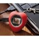 LCD foto prívesok na kľúče v tvare srdca