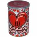 Valentínska krabička Crazy for you