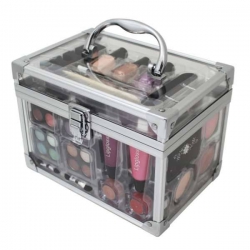 Priehľadný kozmetický kufrík pre ženy - EXCLUSIVE