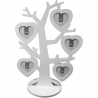 Biely fotorámik v tvare stromu samostatne stojaci
