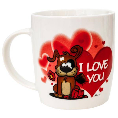 Hrnček psíček I LOVE YOU