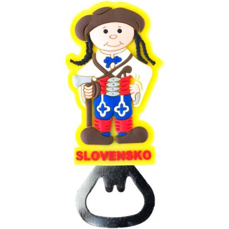 Magnetický otvárač Slovensko s Jánošíkom