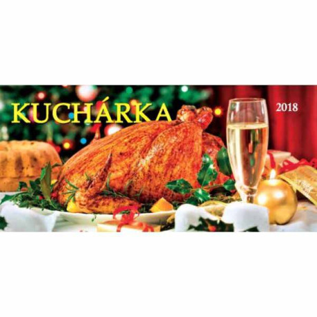 Stolový riadkový kalendár Kuchárka 2018