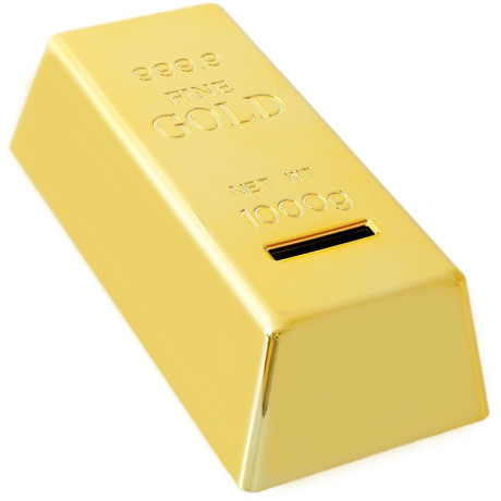 Zlatá tehlička pokladnička