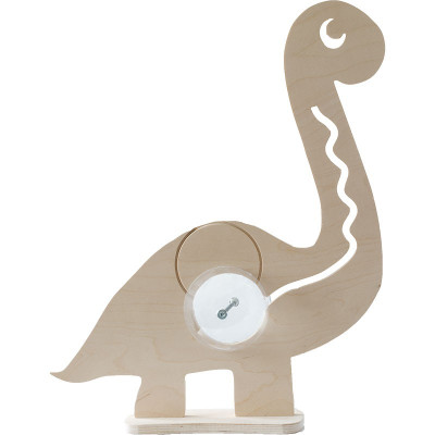 Drevená pokladnička dinosaurus s bludiskom