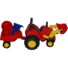 Červený traktor pre deti