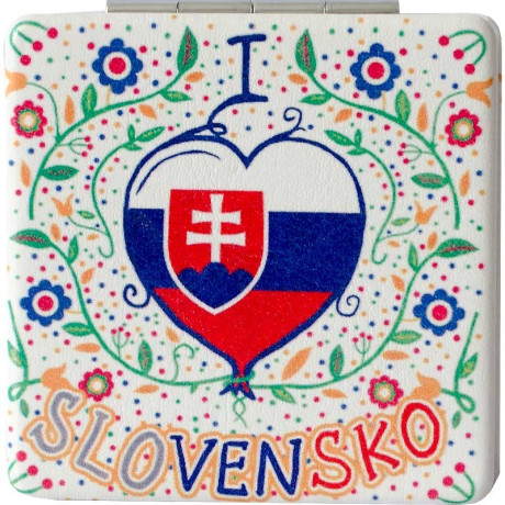 Kozmetické zrkadielko do kabelky pre Slovenky