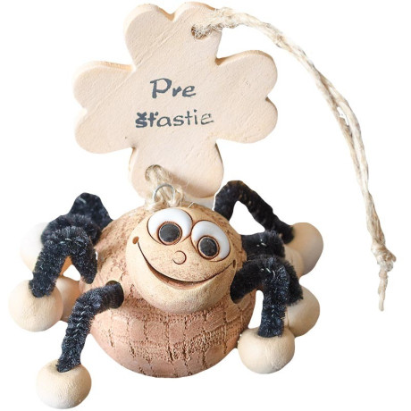 Rolnička pavúk pre šťastie