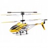 Vrtuľník na diaľkové ovládanie s gyroskopom - žltá, biela