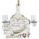 Mapa Slovensko so štamperlíkmi