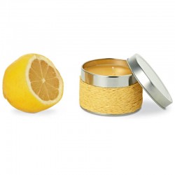 Dekoračná sviečka s vôňou citróna