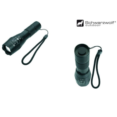 Značková turistická výbava do lesa Schwarzwolf