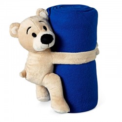 Modrá deka s medvedíkom