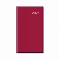Falcon mini červený 15 mesačný mini diár na rok 2022