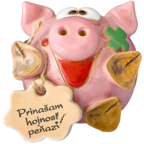 Keramická pokladnička prasiatko
