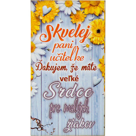 Skvelej pani učiteľke