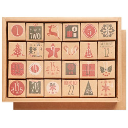Adventný kalendár pre deti v krabičke
