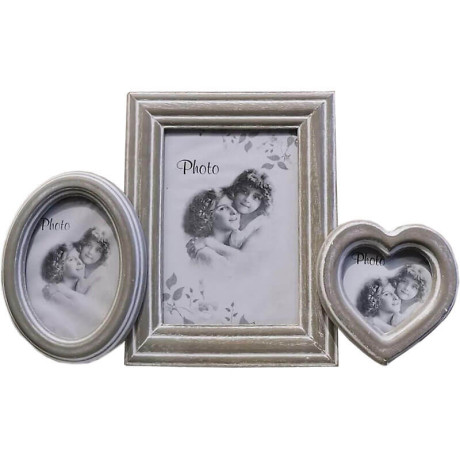 Fotorámik LOVE pre zaľúbených na tri fotografie