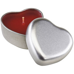 Valentínska sviečka v tvare srdiečka v darčekovom balení width=