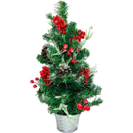 Zdobený stromček na vianoce šiškový 40 cm