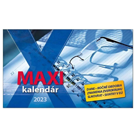 Stolový kalendár Maxi 2023
