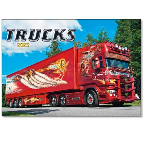 Nástenný kalendár Trucks 2023