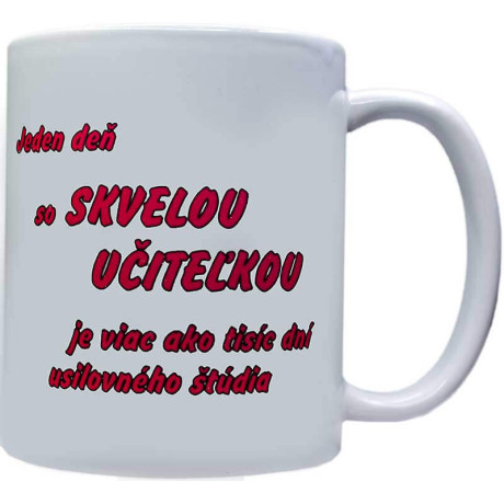 Hrnček pre pani učiteľku