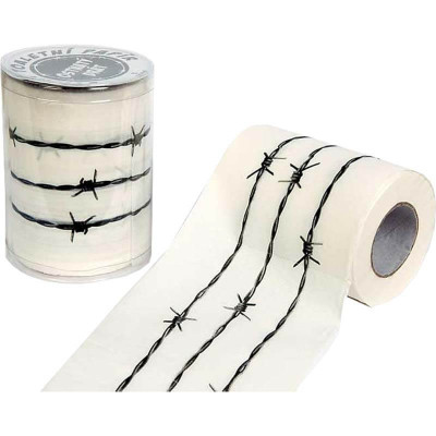 Ostnatý drôt toaletný papier pre odvážnych