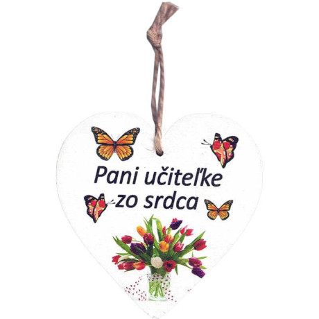 Pani učiteľke zo srdca – darček pre učiteľku