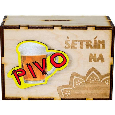 Šetrím na pivo - pokladnička pre pivkárov