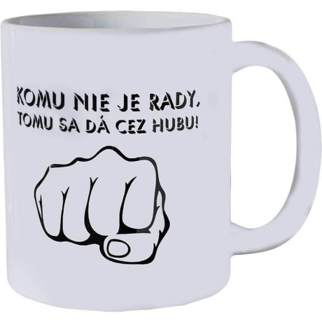 Vtipný hrnček pre neposlušných – komu nie je rady...