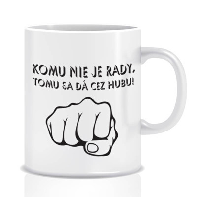 Vtipný hrnček pre neposlušných – komu nie je rady...