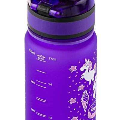 BAAGL Tritanová fľaša na pitie s motívom jednorožca 500 ml