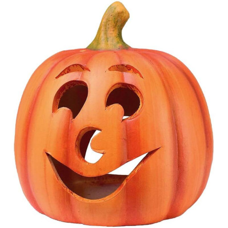 Halloweenská tekvica - svietnik