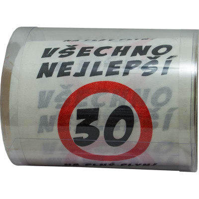 Toaletný papier na 30 narodeniny – všetko najlepšie