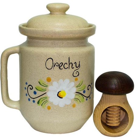 Dóza na orechy s luskáčikom