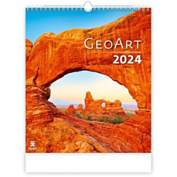 Nástenný kalendár Geo Art 2024 width=