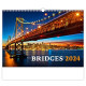 Nástenný kalendár Bridges 2024