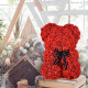 Medvedík z ruží – červená farba Just for you