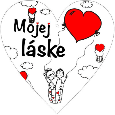 Srdiečko Mojej láske pre zaľúbených