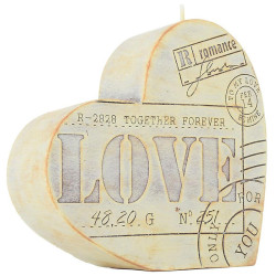 Sviečka srdce - together forever LOVE width=