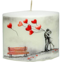 Romantická sviečka pre zaľúbených width=