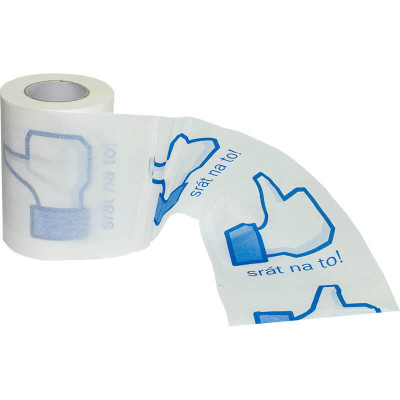 Vtipný toaletný papier Srát na to!