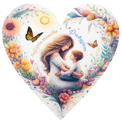Najlepšia mamička - srdce plné vďaky a lásky width=