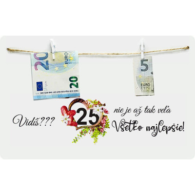 Vidíš? 25 nie je až tak veľa – darček k 25 narodeninám