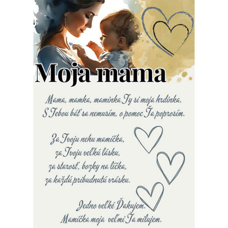 Tabuľka moja mama – vyznanie