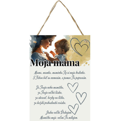 Tabuľka moja mama – vyznanie