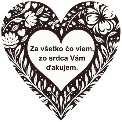 Ideálny darček pre najlepších učiteľov – srdce s venovaním a perom