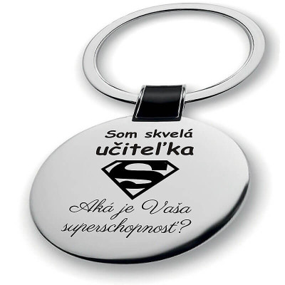 Darček pre super učiteľov – okrúhly prívesok