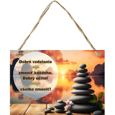 Relaxačná tabuľka pre učiteľov, ktorý môžu všetko zmeniť